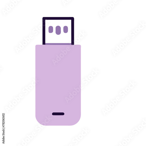 USB Drive icon vector graphics element silhouette sign symbol illustration on a isolated Background