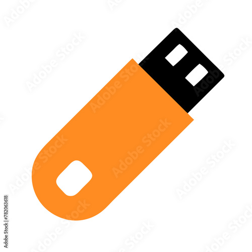 USB Drive icon vector graphics element silhouette sign symbol illustration on a isolated Background