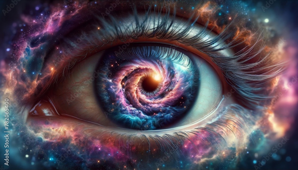 Cosmic Eye Nebula Fantasy Artwork