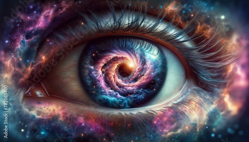 Cosmic Eye Nebula Fantasy Artwork