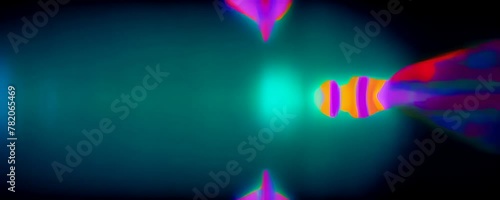 visual representation of music with abstract sound waves