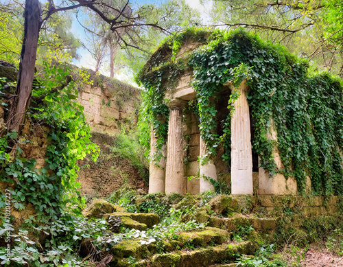 ancient greek temple ruins (ID: 782067227)