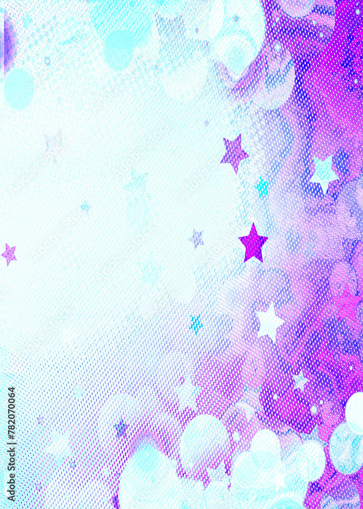 Obraz premium Purple bokeh vertical background for Banner, Poster, ad, celebration, event and various design works