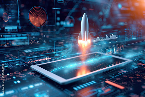 Tablet as Rocket Symbolic Journey to Uncharted Business Horizons