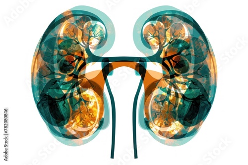 kidney organ isolated on transparent background © ASDF