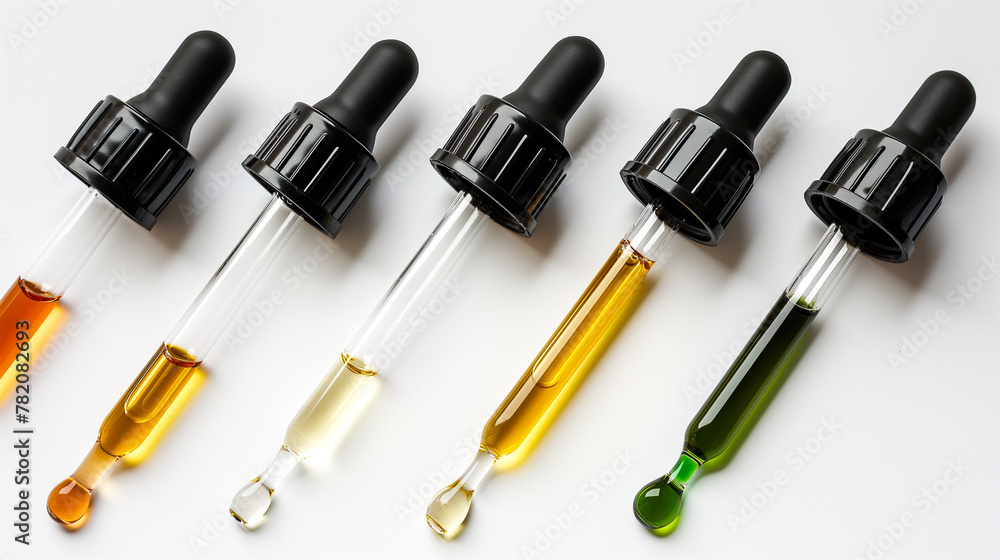 Naklejka premium dropper with serum or facial oil