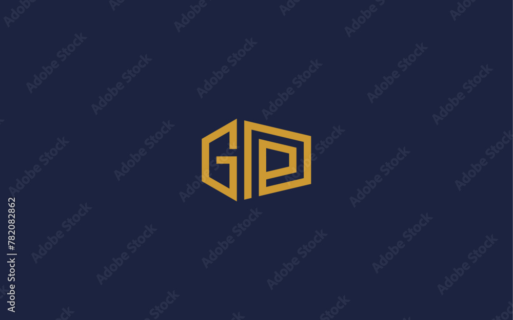 letter gp with container logo icon design Vector design template inspiration letter gp with container logo icon design Vector design template inspiration