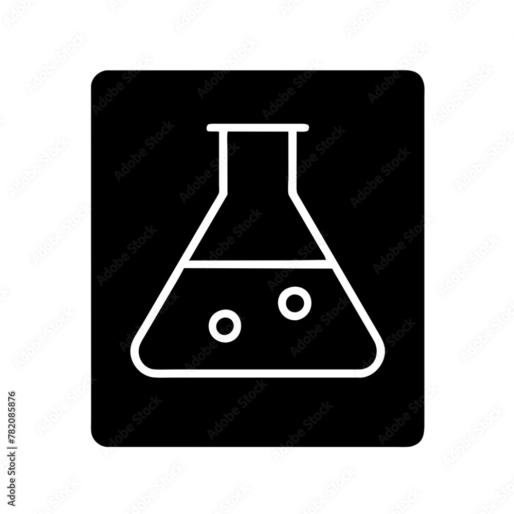 laboratory test tube icon on white background -vector illustration laboratory test tube icon on white background -vector illustration