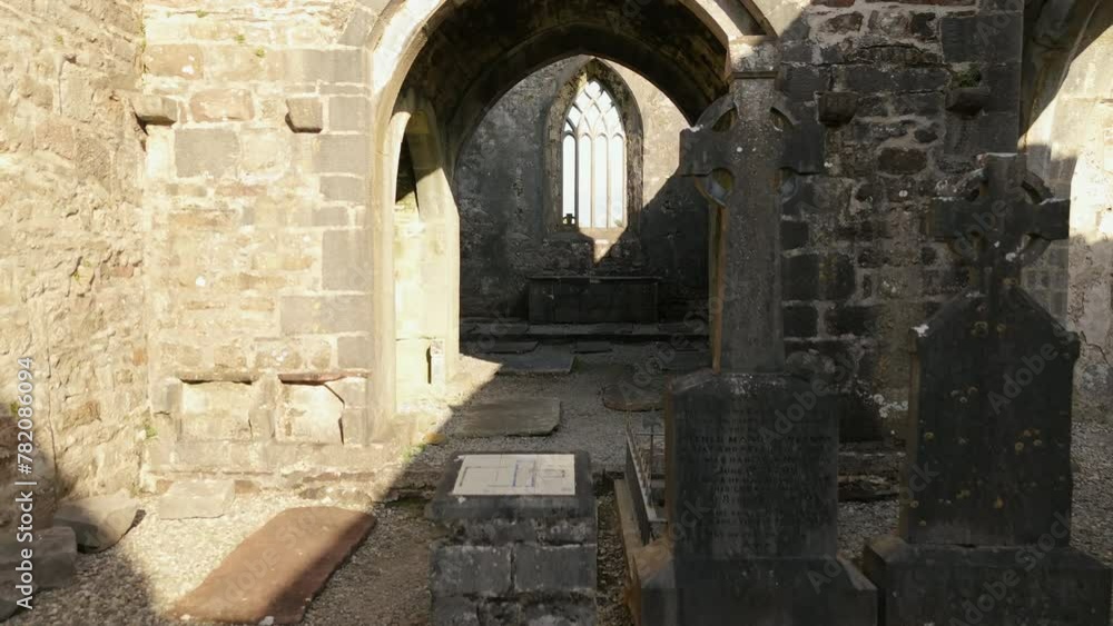 custom made wallpaper toronto digitalBurrishoole ancient abbey ruins with cemetery Ireland