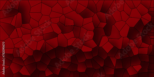 3D abstract seamless papercut broken glass quartz vector background.Geometric tiles pattern.Stained mosaic broken tils vintage vector background.  