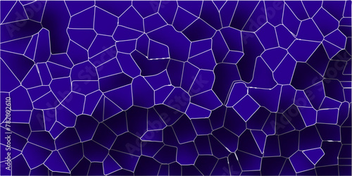 3D abstract seamless papercut broken glass quartz vector background.Geometric tiles pattern.Stained mosaic broken tils vintage vector background.  