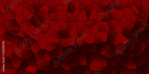 3D abstract seamless papercut broken glass quartz vector background.Geometric tiles pattern.Stained mosaic broken tils vintage vector background.  