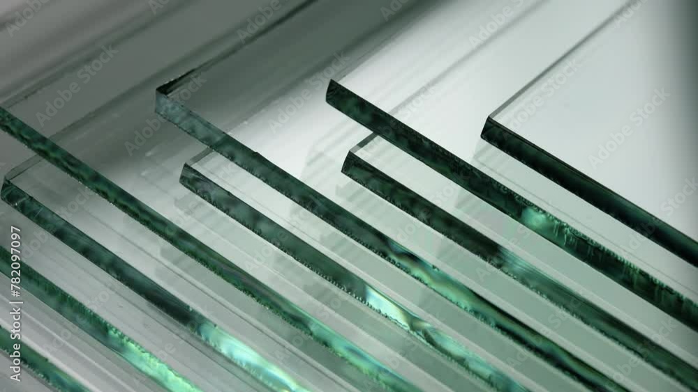Glass factories produce glass used in buildings and homes. There are many different thicknesses and sizes. Glass factories produce glass used in buildings and homes. There are many different thicknesses and sizes.