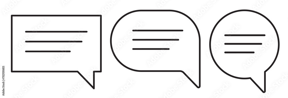 Chat bubble related icons. Thin vector icon set. Comment icon speech bubble symbol Chat message icons. Talk message Bubble chat icon. 11:11 Chat bubble related icons. Thin vector icon set. Comment icon speech bubble symbol Chat message icons. Talk message Bubble chat icon. 11:11