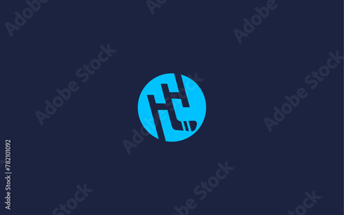 letter hh with hockey logo icon design Vector design template inspiration
