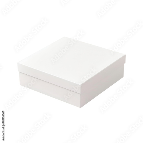 A white box close up on a Transparent Background © TheWaterMeloonProjec