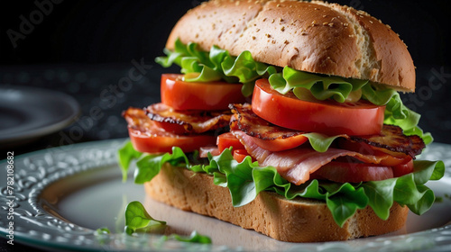 bacon lettuce tomato sandwich