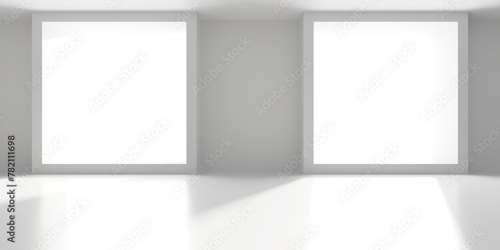 Empty Room. Abstract Futuristic Interior Empty Room. Abstract Futuristic Interior