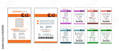 Professional ID Card. Premium ID Card. Employee Id card for your company.