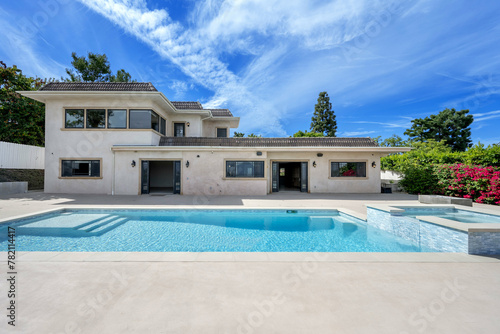 Spacious home with pool and patio beside in California