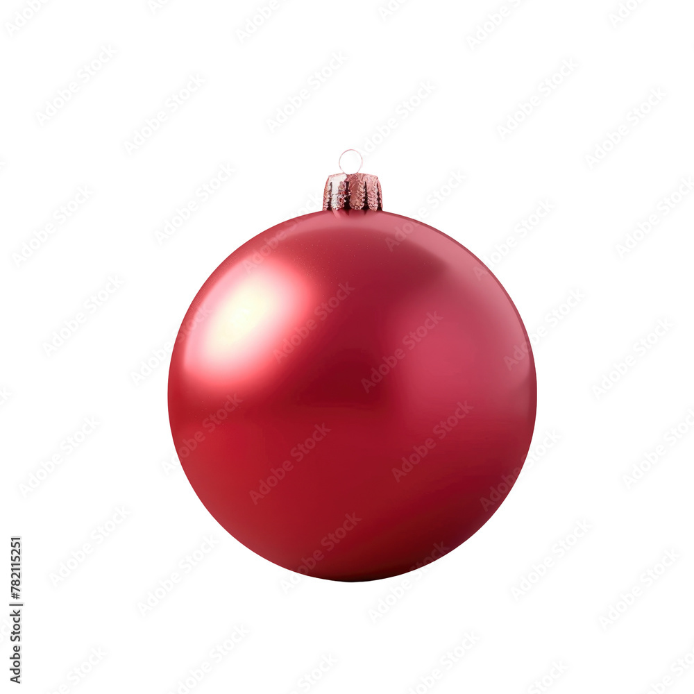 Red bauble on Transparent Background Red bauble on Transparent Background