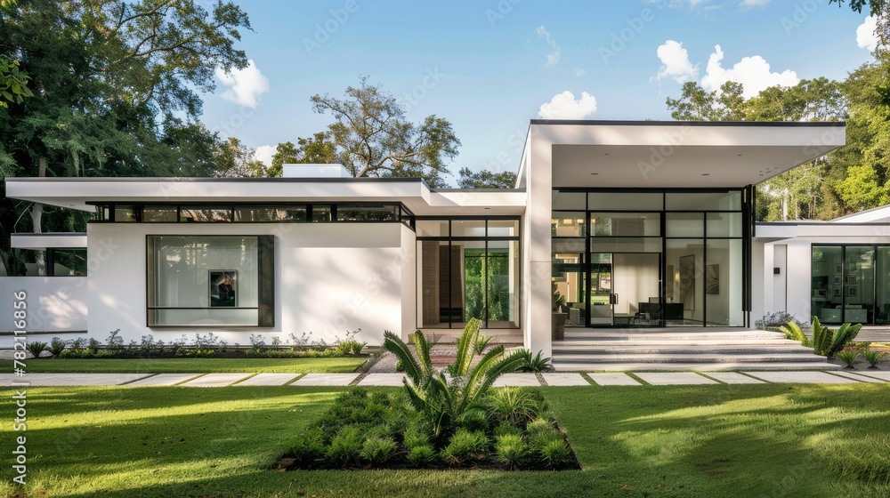 Architectural Simplicity. The Bauhaus Exterior Architectural Simplicity. The Bauhaus Exterior