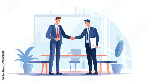 Shaking hands. Business partners handshake. Partner