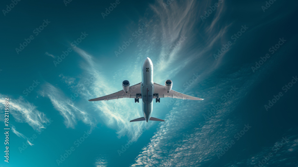 Boeing 787-9 Passenger Jet in Flight