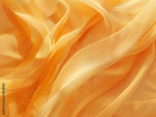 Pastel orange background with a light wave effect on the fabric