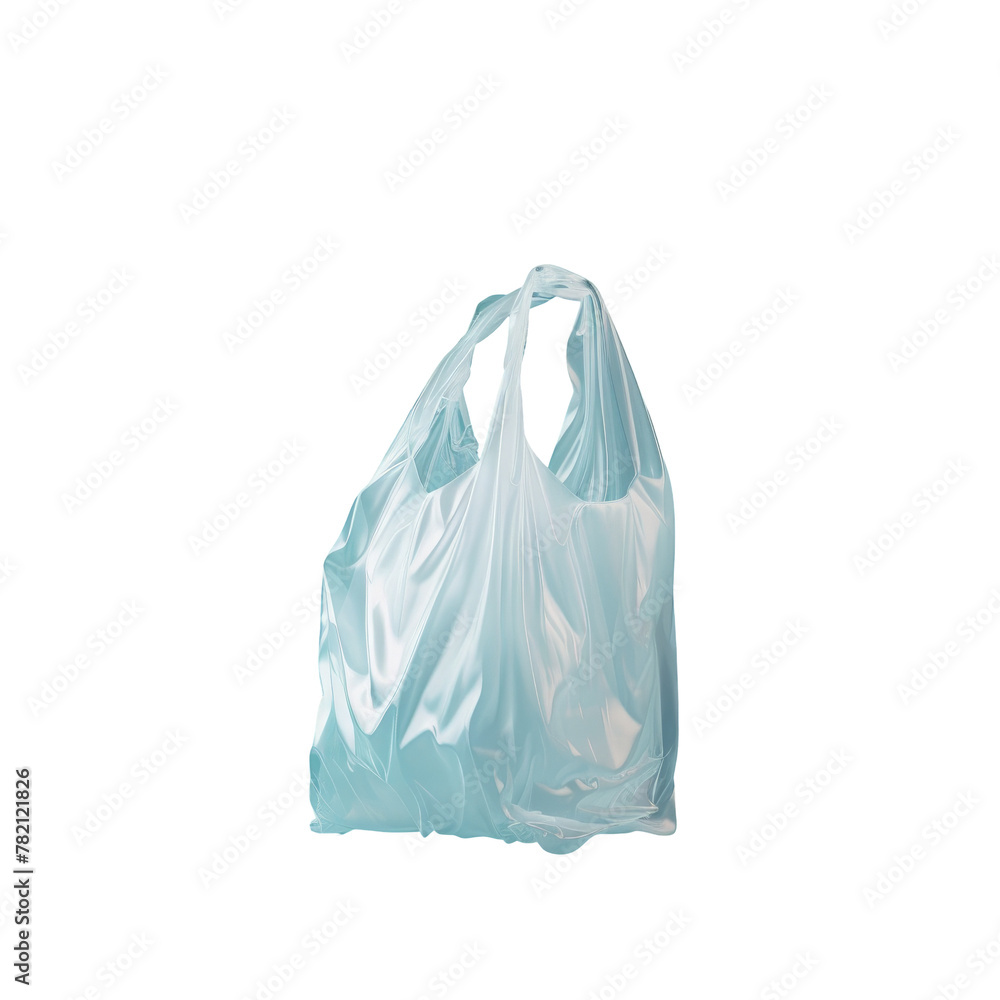 Plastic bag with a handle on a Transparent Background Plastic bag with a handle on a Transparent Background
