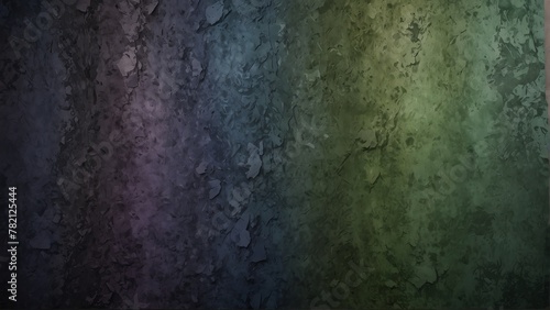 olive green to lavender blue gradient color rough grunge rock texture close-up background from Generative AI