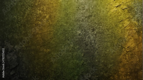 sunflower yellow to lime green gradient color rough grunge rock texture close-up background from Generative AI