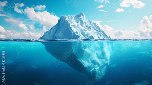 Iceberg Floating on Sea © adam