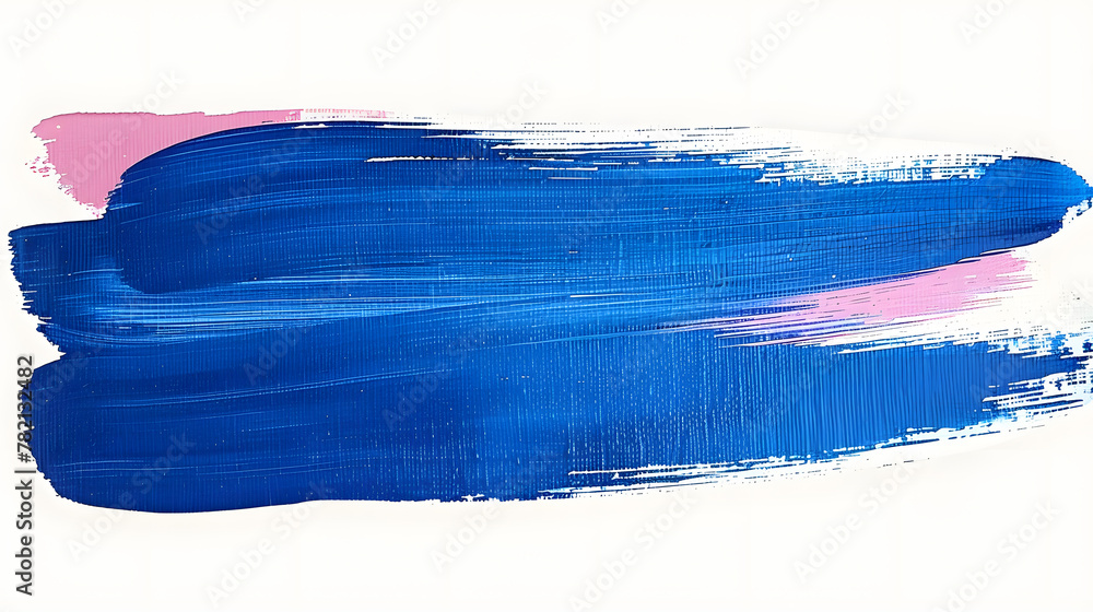 Fototapeta premium Art stroke of paint texture isolated on white background