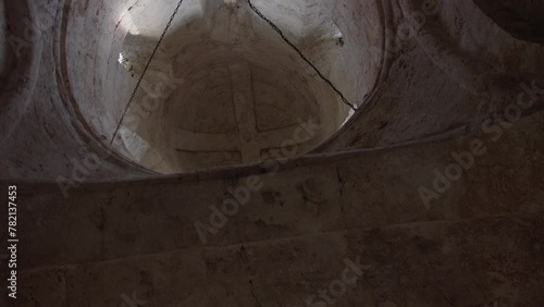 The ceiling of the azerbaijani church shot on Ronin photo