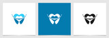 Dental Clinic Modern Logo Vector , Medical Dental Vector Logo Element