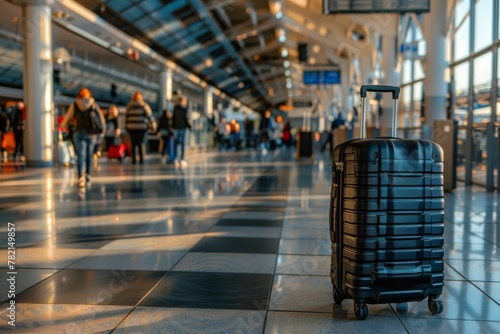 Smart Travel Solutions: Integrating Electronic Tags, Mobile App Luggage, and E Tags for Organized, Efficient Solo Voyages and Airport Check Ins. photo