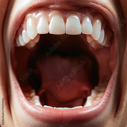 Perfect mouth with beautifu...
