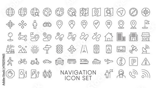 Navigation Destination Location Set Icon