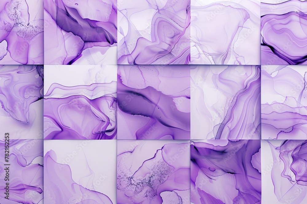 Abstract Purple Paint Textures