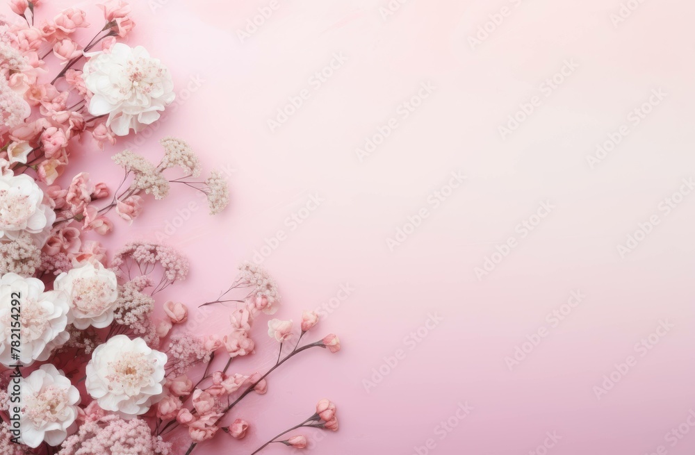 Elegant Pink Floral Background for Wedding, Baby Shower, Women's Health & Beauty Product Promos Elegant Pink Floral Background for Wedding, Baby Shower, Women's Health & Beauty Product Promos