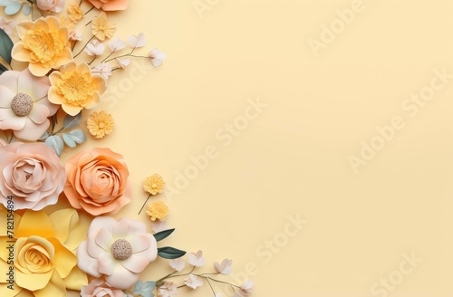 Sunshine Floral Invitation Backgrounds - Perfect for Spring & Summer Events and Notices © Donald