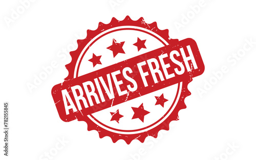 Arrives Fresh rubber grunge stamp seal vector