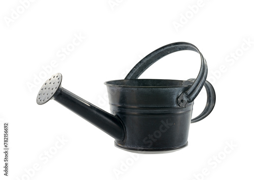 metal watering can  for watering the plants in a garden or home png file