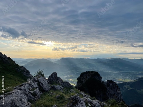 Wolkenstimmung am Berg