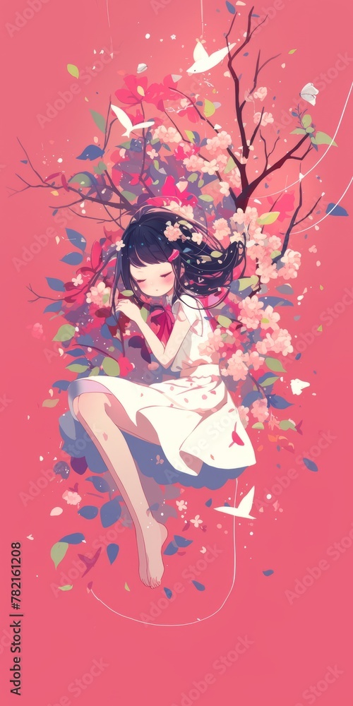 Obraz premium Background materials for plant flowers