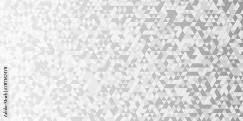  Abstract digital grid light pattern white Polygon Mosaic triangle Background, business and corporate background. Vector geometric seamless technology gray and white transparent triangle background.