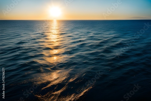 sea with sun reflections