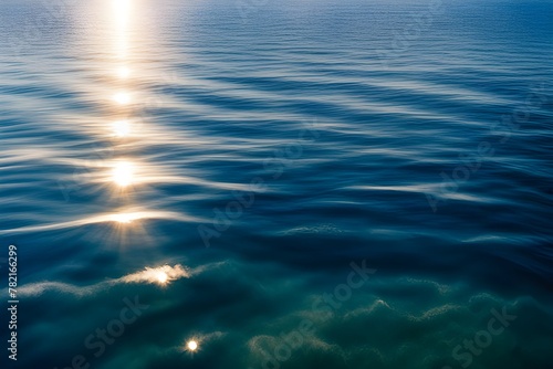 sea with sun reflections