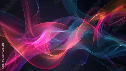 abstract colorful smoke on a dark background close-up for design, Abstract background for your design,Abstract multicolored smoke on a black background. Design element.